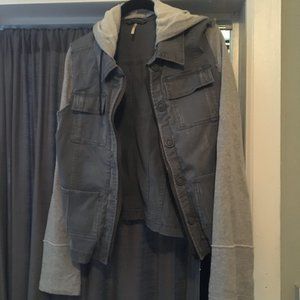 Free People Light Gray Jacket